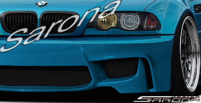 Custom BMW 3 Series  Coupe & Convertible Front Bumper (1999 - 2006) - $590.00 (Part #BM-061-FB)